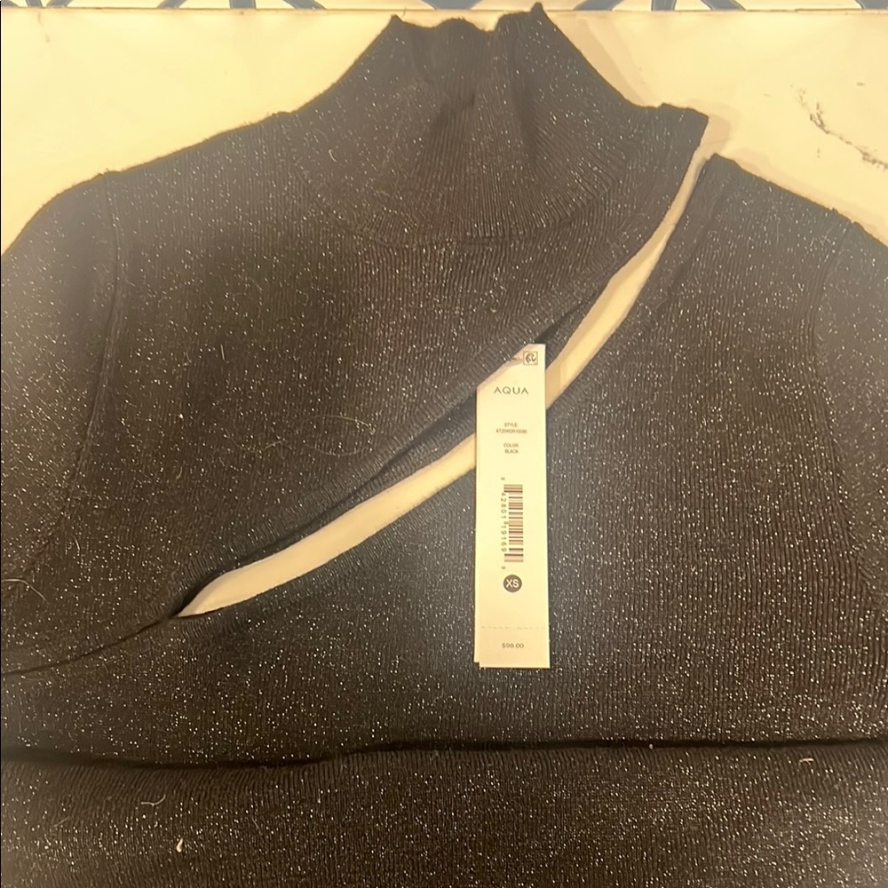 Aqua Black Sweater